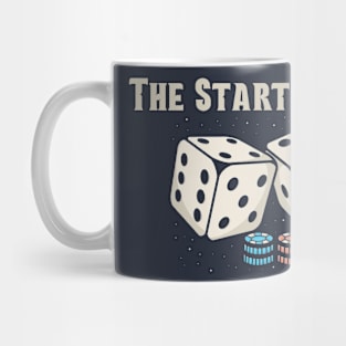 the starting line Mug